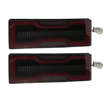 Aftermarket LED Tail Light Set Compatible with Land Cruiser 79 - Smoke Lens