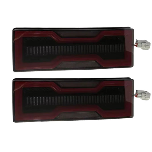 Aftermarket LED Tail Light Set Compatible with Land Cruiser 79 - Smoke Lens