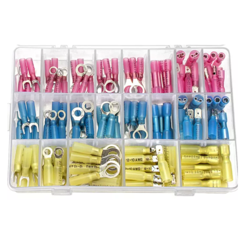 Heat Shrink Wire Connectors Electrical Terminals Kit (240 Piece)
