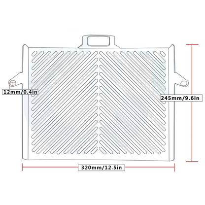 Radiator Guard for KTM 1050/1190/1290 Adventure (Black)