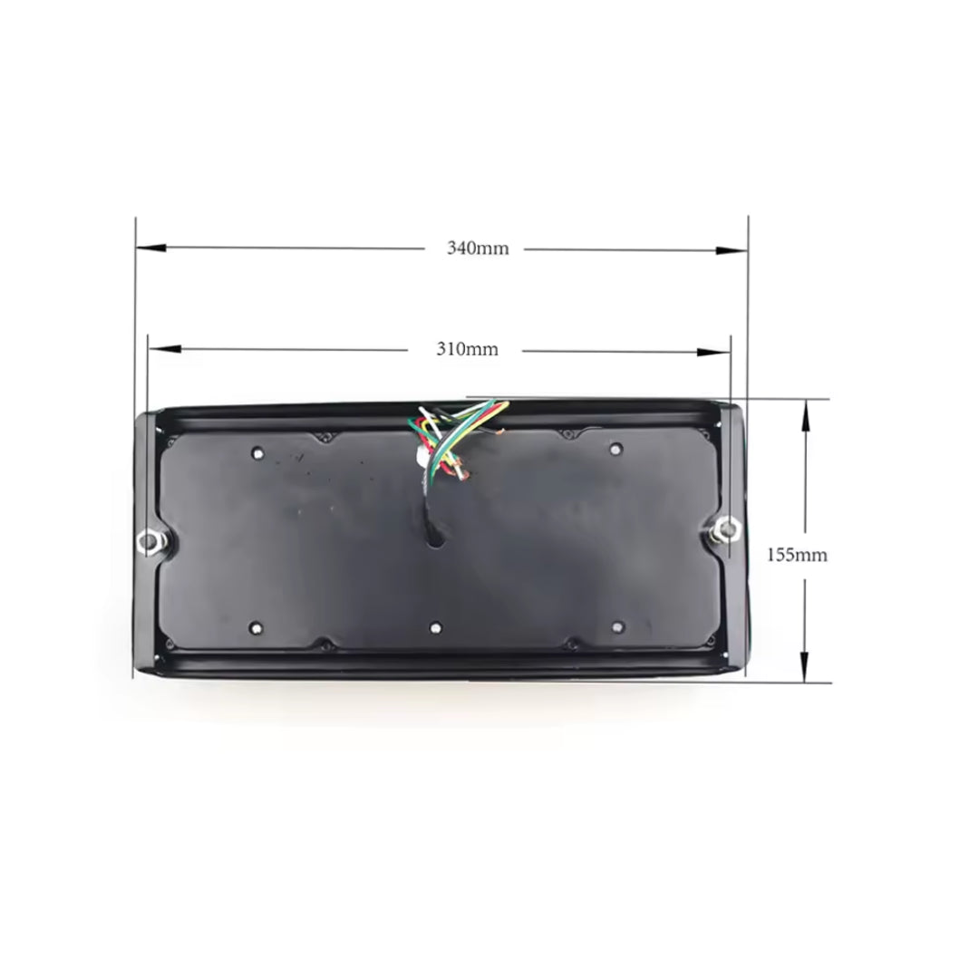 Auto Custom Rear Tail Light Set: Stop, Tail, Reverse And Indicator Light