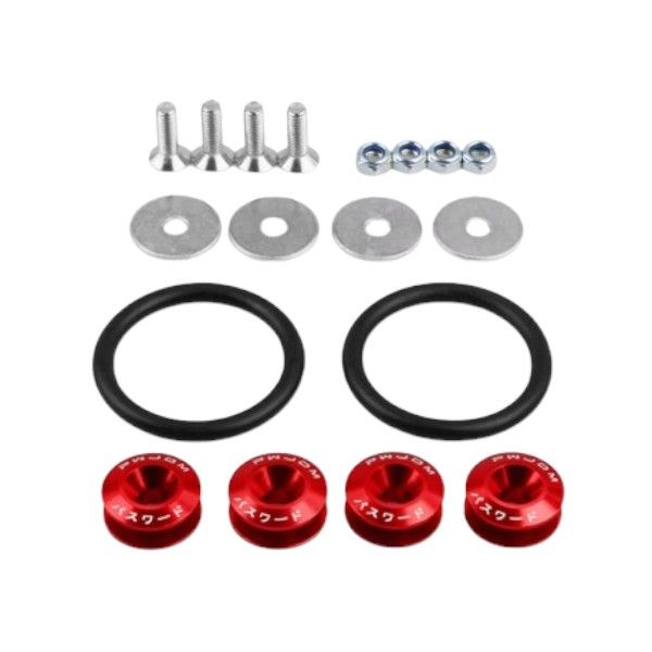 Quick release kit for Bumpers: Fixing Clips/ O-Rings/ Fasteners