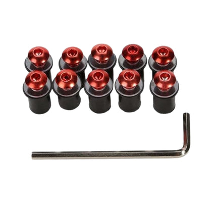 M6 Screen Rubber Well Nuts & Bolts (10-Piece)