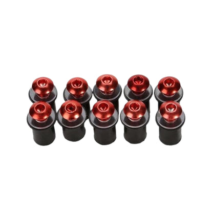 M6 Screen Rubber Well Nuts & Bolts (10-Piece)