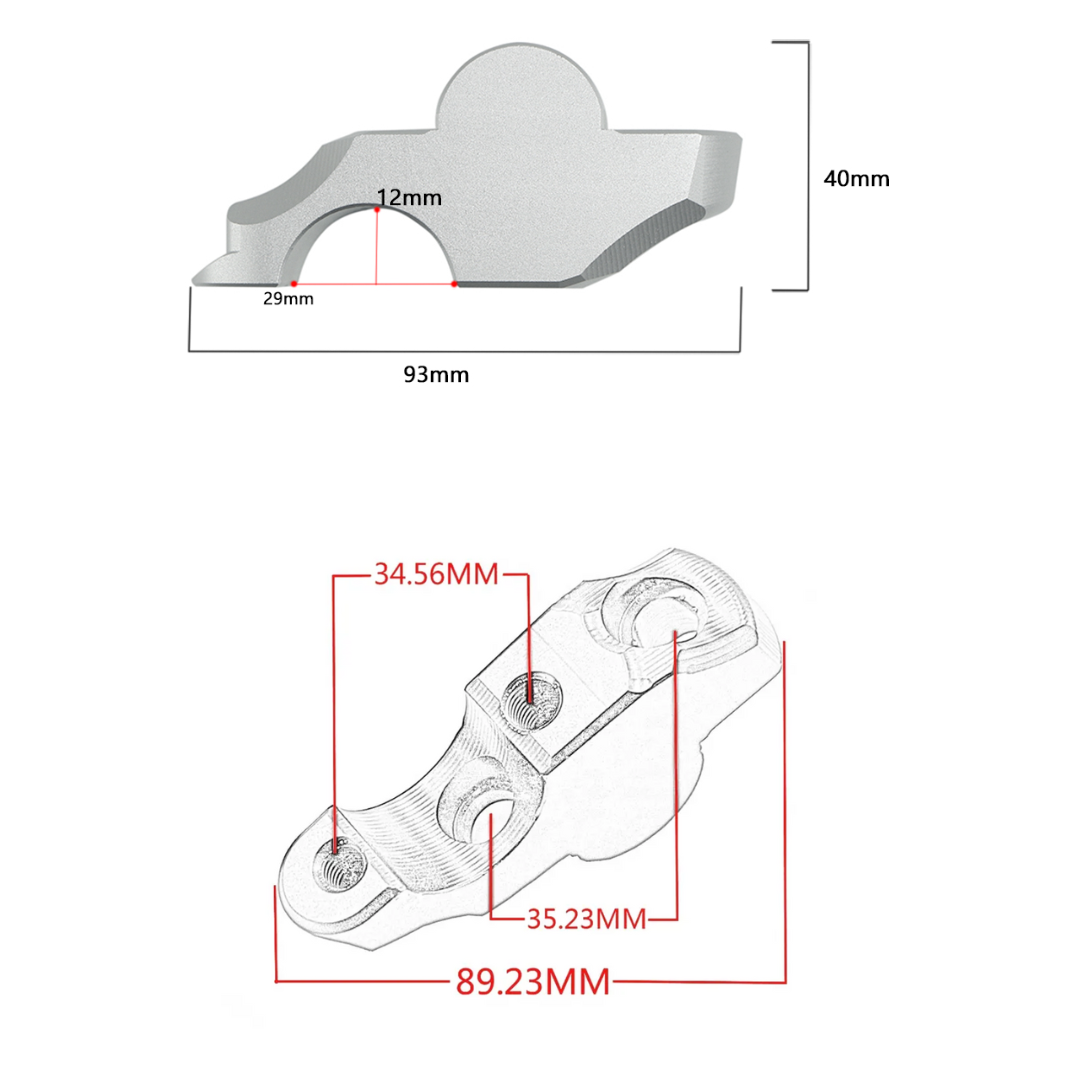 Handlebar Risers Compatible with BMW R NineT (2014-)