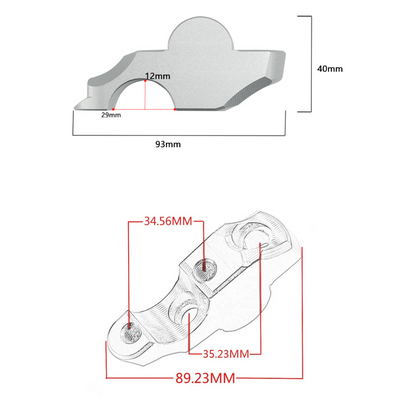 Handlebar Risers Compatible with BMW R NineT (2014-)