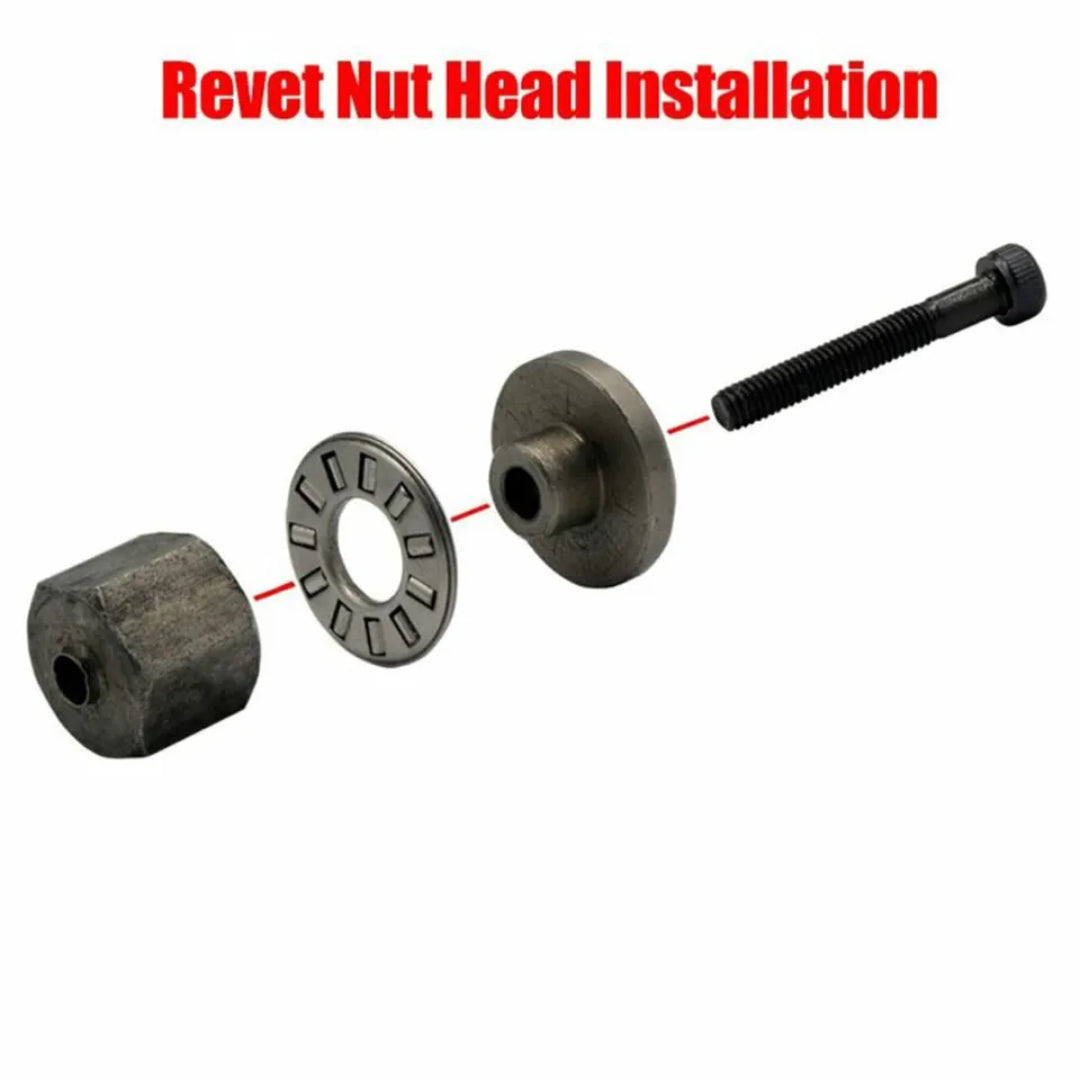 Rivet Rivnut Tool For Nuts: M5/ M6/ M8/ M10 (4-Piece)