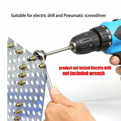 Rivet Rivnut Tool For Nuts: M5/ M6/ M8/ M10 (4-Piece)