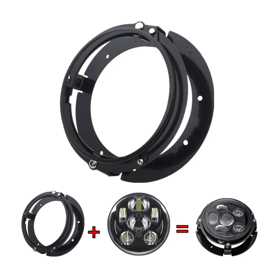 MC Round Headlight Cover/ Holder (7")