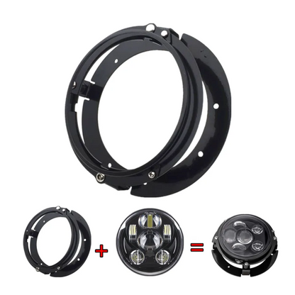 MC Round Headlight Cover/ Holder (7")