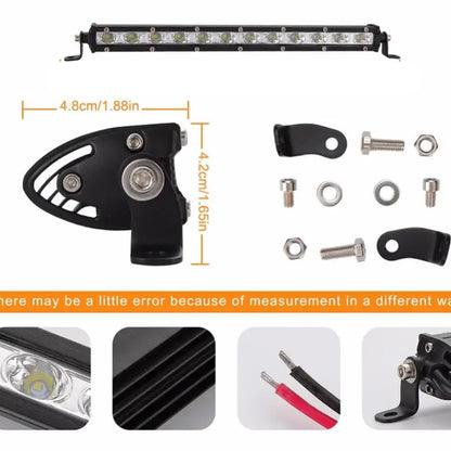 Automotive Single Row 19-Inch LED Light Bar (54W)
