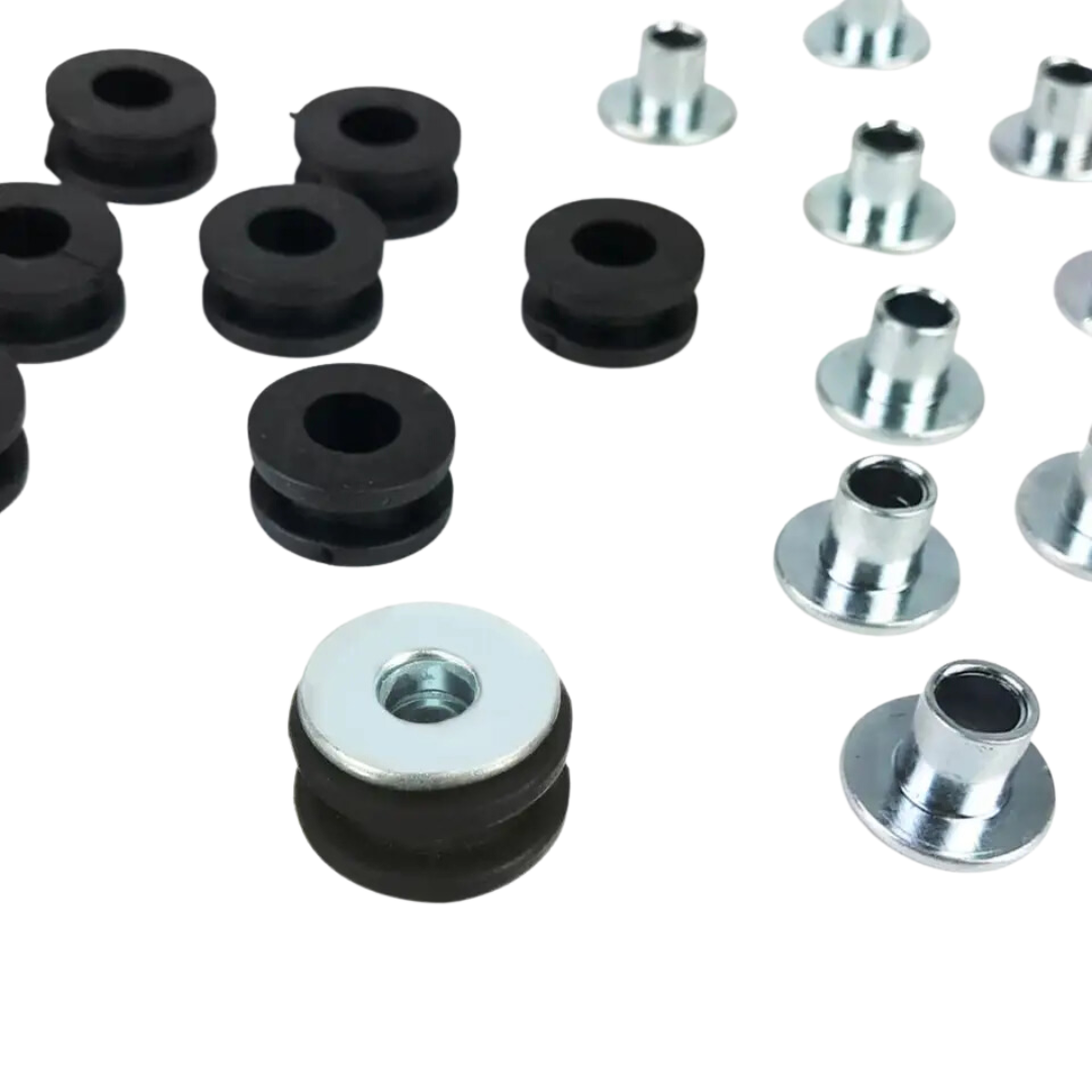 Rubber/ Metal Grommets Kit (10-Piece)