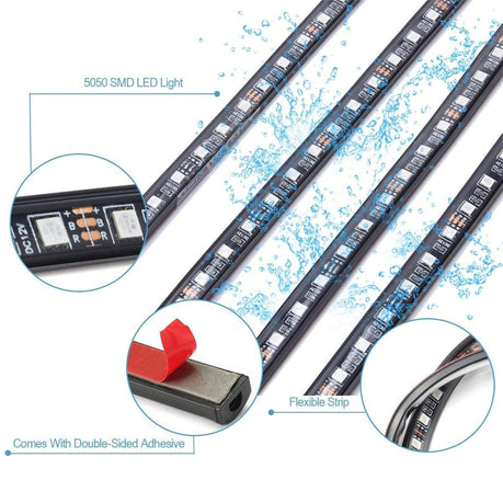 Automotive Chasing Under Glow Lights 4-Piece