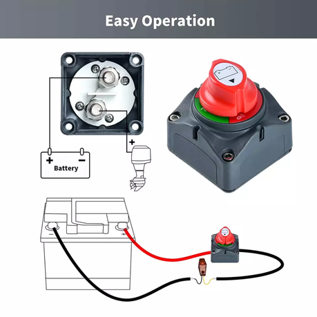 Cut Off Isolator Automotive Battery Disconnect Switch