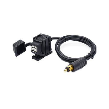 Hella DIN to Dual USB Socket with Cable (12V)