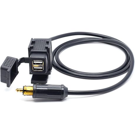 Hella DIN to Dual USB Socket with Cable (12V)