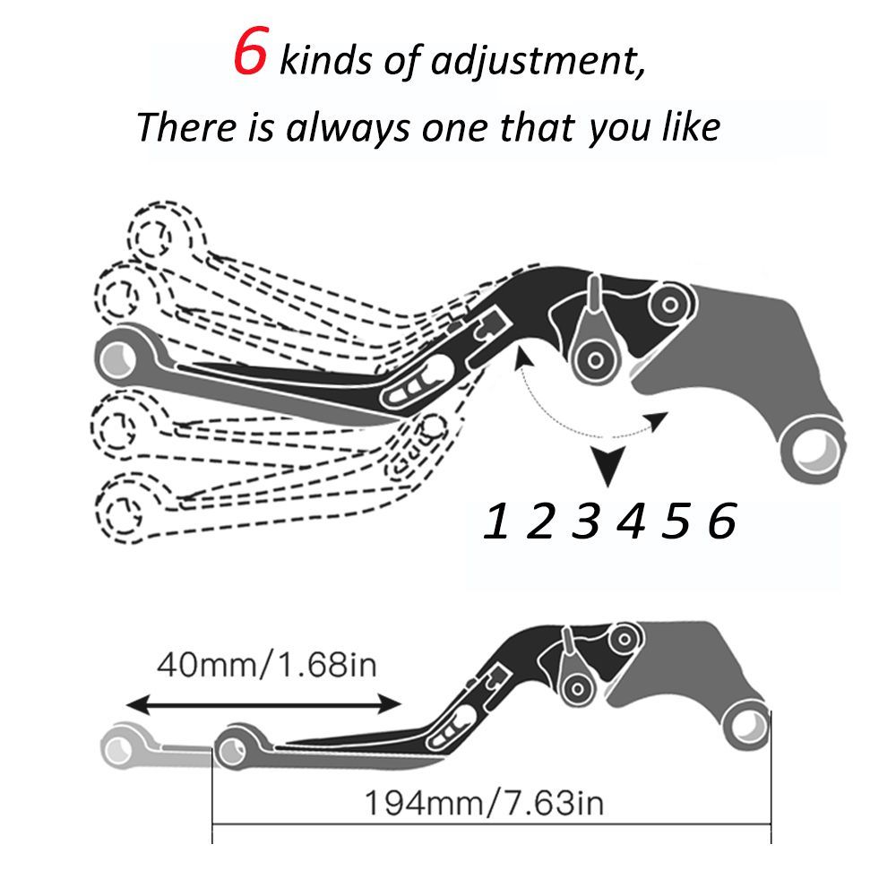 Suzuki DL1050/XT V-Strom Foldable Lever - Set
