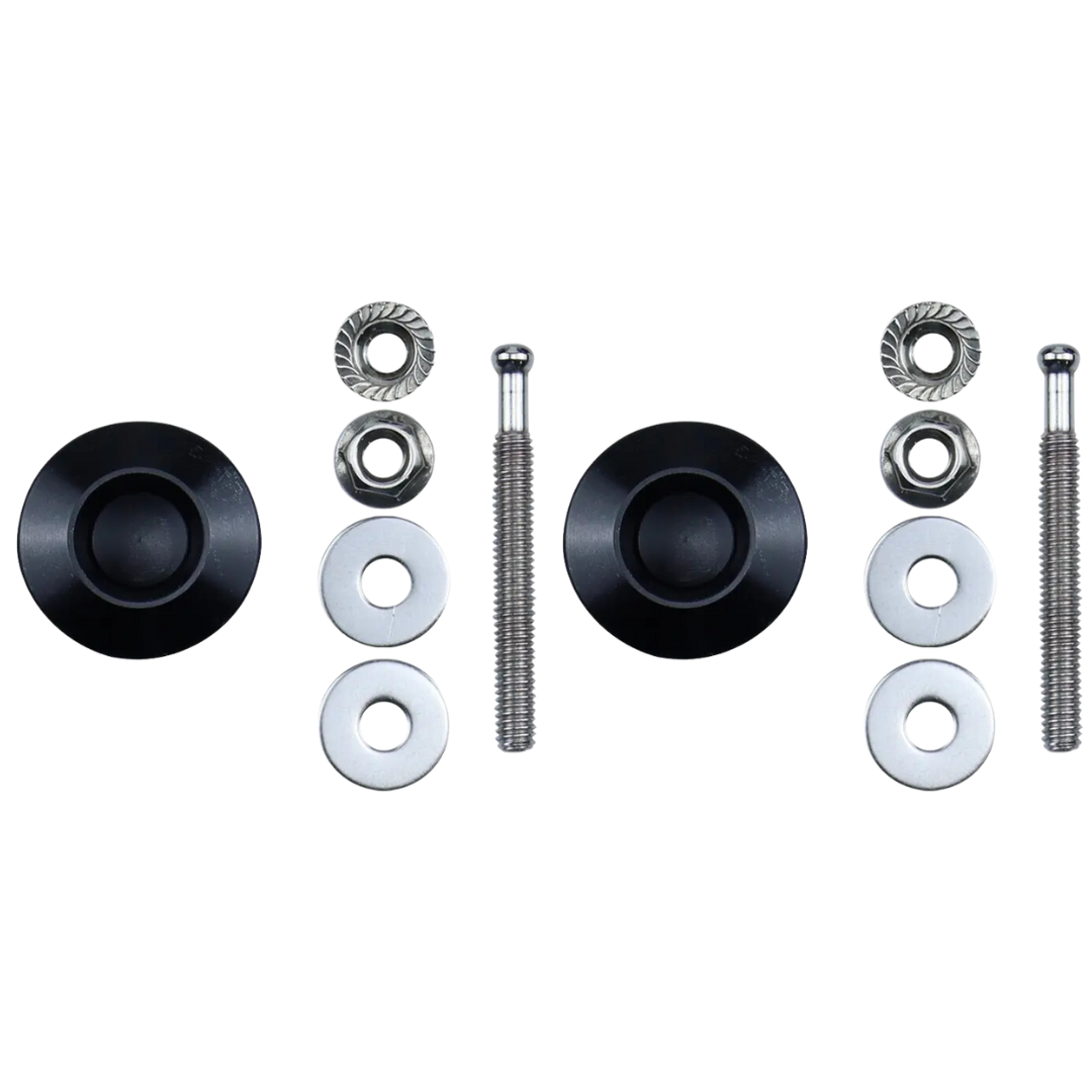 Auto Mini Push Button Quick Release Bumper/ Bonnet Lock 30mm (Set)