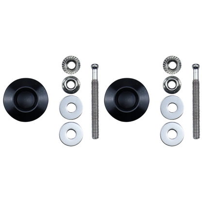 Auto Mini Push Button Quick Release Bumper/ Bonnet Lock 30mm (Set)