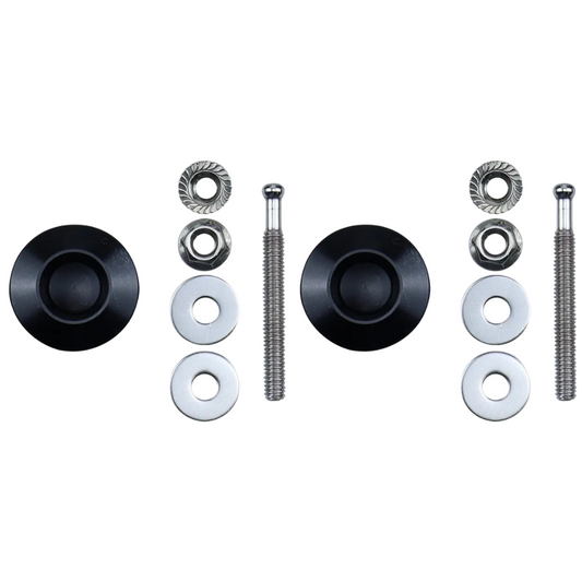 Auto Mini Push Button Quick Release Bumper/ Bonnet Lock 30mm (Set)