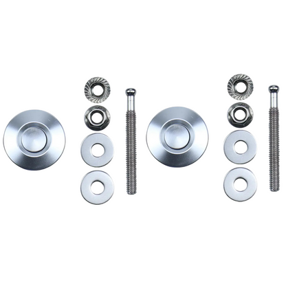 Auto Mini Push Button Quick Release Bumper/ Bonnet Lock 30mm (Set)