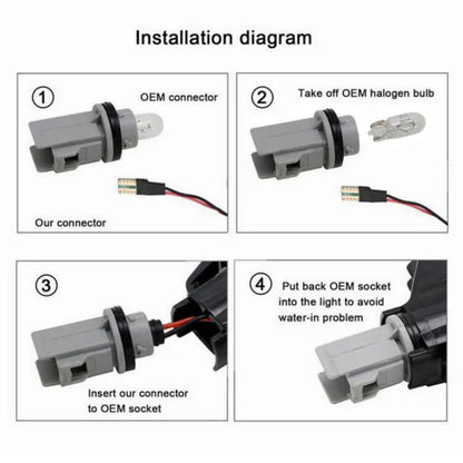 Flowing LED Indicator Set: Honda Civic / Ballade / CRV (1996-2000)