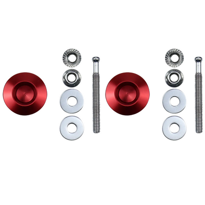 Auto Mini Push Button Quick Release Bumper/ Bonnet Lock 30mm (Set)