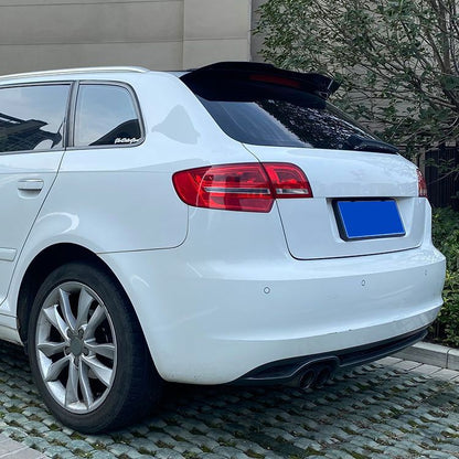 Roof Spoiler Compatible with Audi A3 Hatchback 2008-2012 - Gloss Black