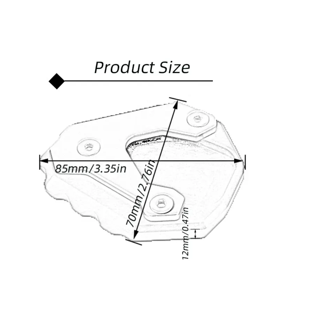 Side Stand Enlarger for Honda CB500X (2019-)