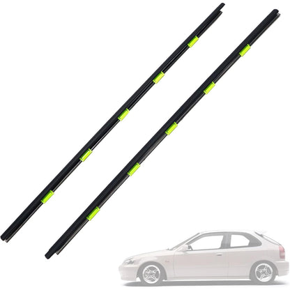 Window Weather Strip Trim Set Compatible with Honda Civic (1996-2000)