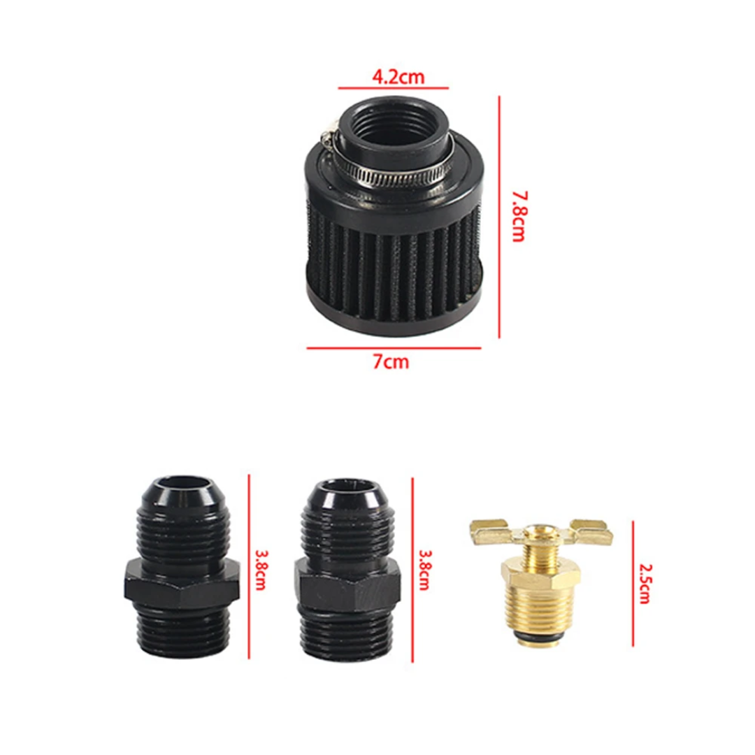 Automotive Alum Oil Catch Can + Dual Filter (1.2L)