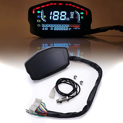 Aftermarket Motorcycle Multi-Function LCD Speedometer (#3)