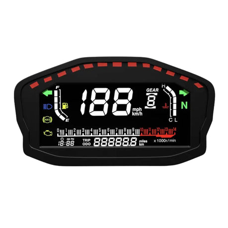 Aftermarket Motorcycle Multi-Function LCD Speedometer (#3)
