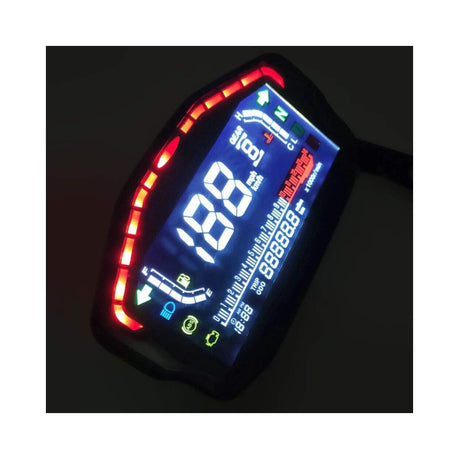 Aftermarket Motorcycle Multi-Function LCD Speedometer (#3)