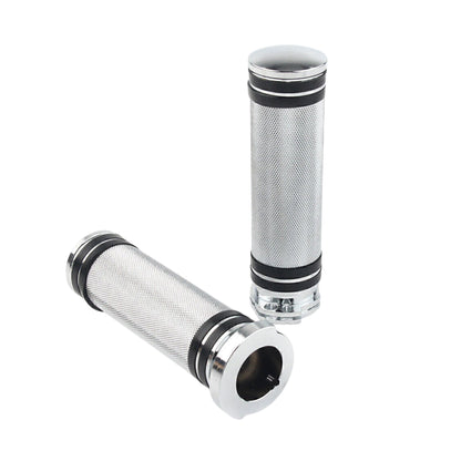 25mm CNC Handlebar Grip Set Compatible with Harley XL800 / XL1200