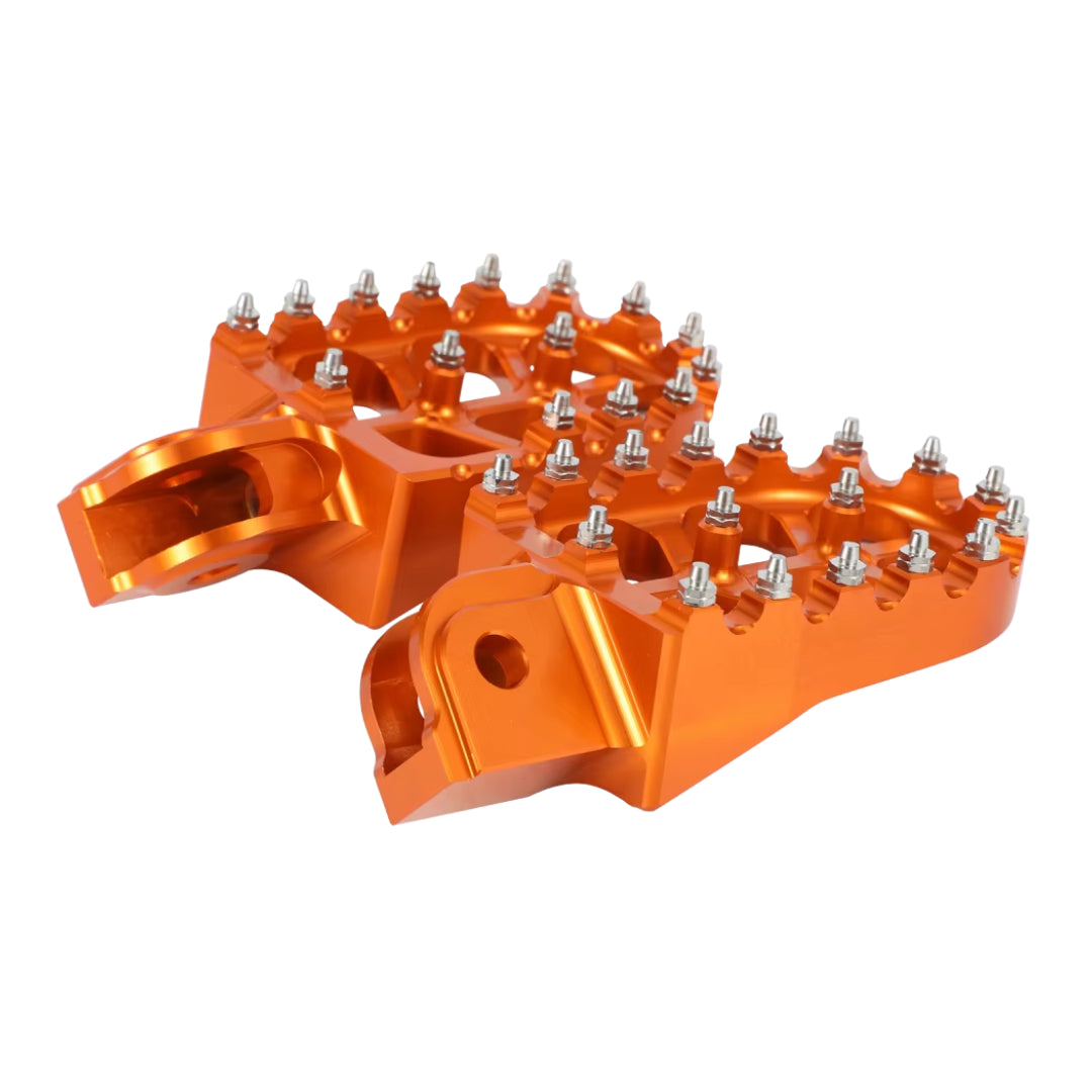 Aftermarket Foot Peg Set: KTM 390 Adventure - Orange