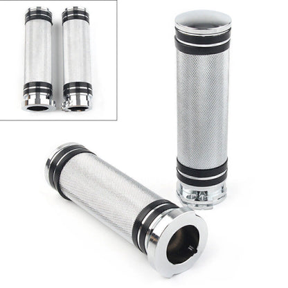 25mm CNC Handlebar Grip Set Compatible with Harley XL800 / XL1200