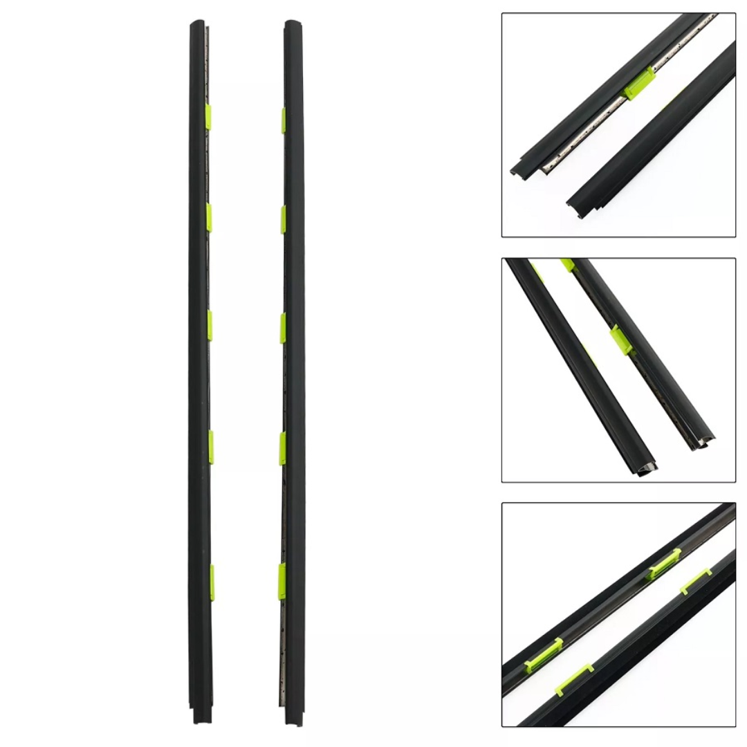 Window Weather Strip Trim Set Compatible with Honda Civic (1996-2000)
