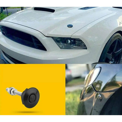 Auto Mini Push Button Quick Release Bumper/ Bonnet Lock 30mm (Set)