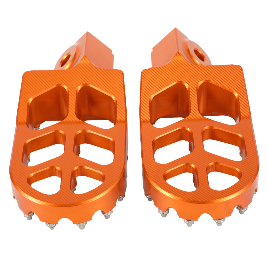 Aftermarket Foot Peg Set: KTM 390 Adventure - Orange