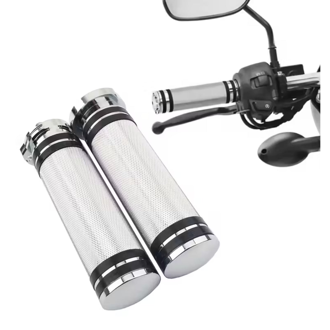25mm CNC Handlebar Grip Set Compatible with Harley XL800 / XL1200