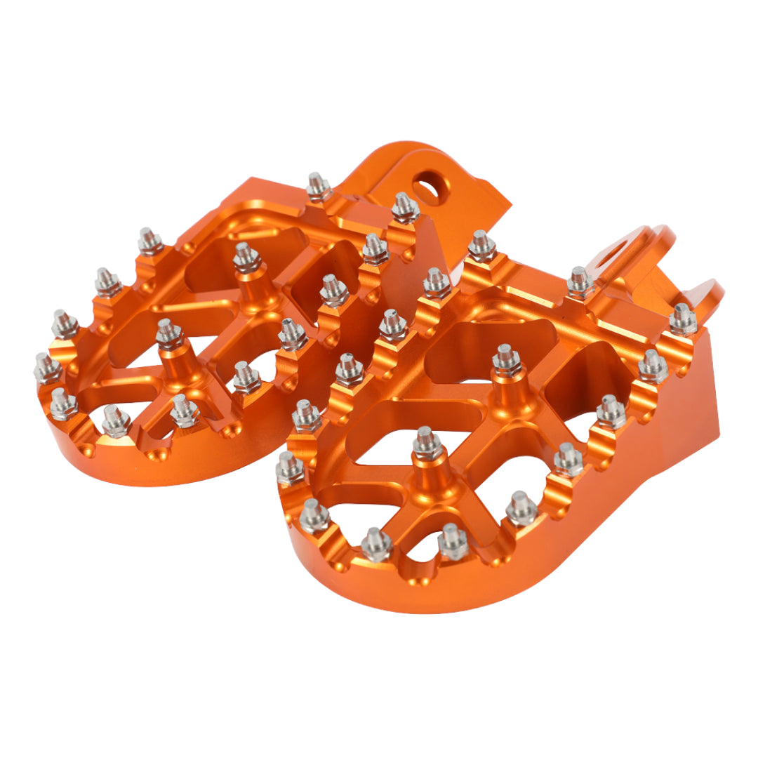 Aftermarket Foot Peg Set: KTM 390 Adventure - Orange
