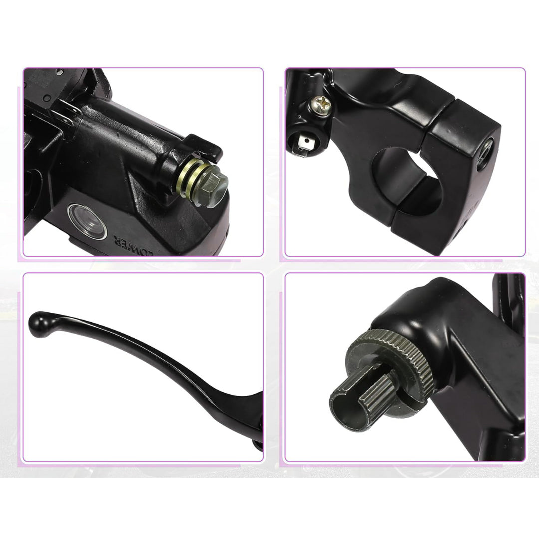 Hydraulic Brake & Cable Clutch Perch/ Lever Set (22mm)