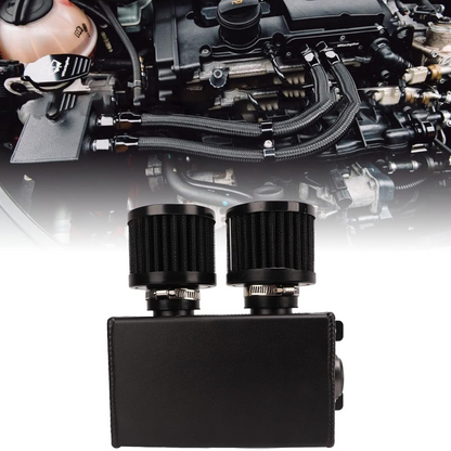 Automotive Alum Oil Catch Can + Dual Filter (1.2L)