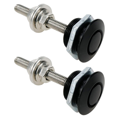 Auto Mini Push Button Quick Release Bumper/ Bonnet Lock 30mm (Set)