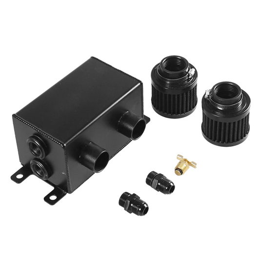 Automotive Alum Oil Catch Can + Dual Filter (1.2L)