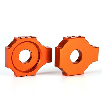 KTM 125/ 200/ 390 Duke Chain Adjuster Blocks Set (2013-2016)
