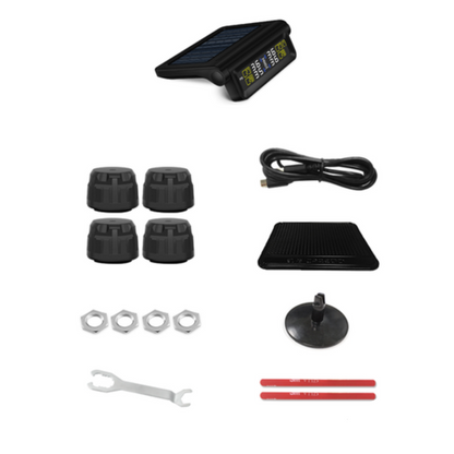 Automotive Solar Tyre Pressure Monitor System (4-Sensors)
