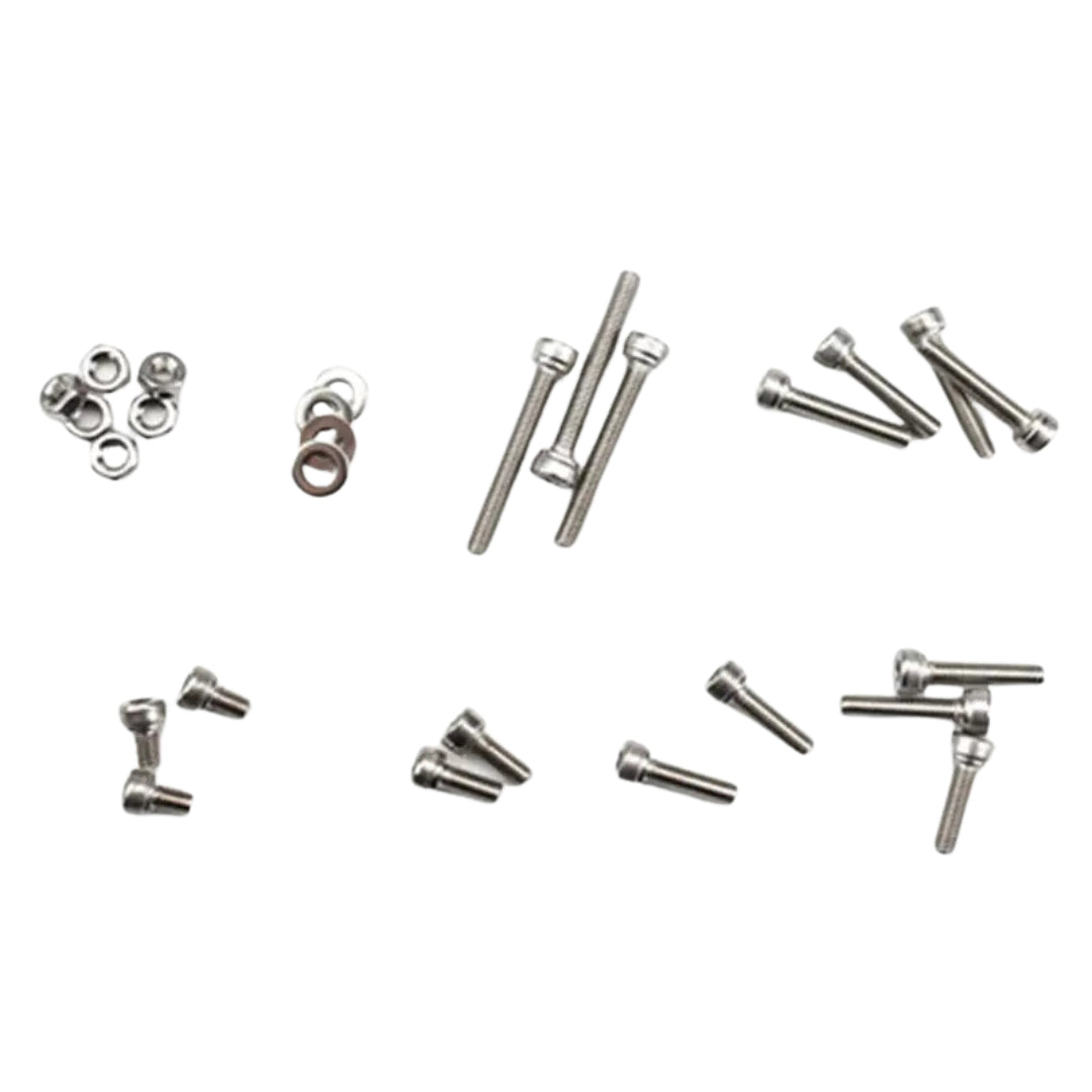 Stainless Steel Allen Key Bolt/ Washer/ Nut Kit: M2/M3/M4 (1080-Piece)