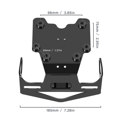 Tail Tidy/ Number Plate Holder & LED Light for Yamaha Tenere 700 (2019-)